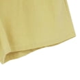 thumbnail image 7 of High Waisted Cotton Shorts For Women Drawstring Elastic Waist Gym Shorts with Pockets Loose Casual Athletic Workout Clothes Yellow, 7 of 7
