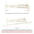 Yucurem Bike Chain Wear Indicator Ruler Cycling Chains Gauge ...