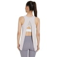 thumbnail image 3 of Womens Workout Tank Tops Sleeveless Cropped Tank Tops Scoop Neck Camisole Sleeveless Shirts Loose Fit Racerback Breathable Tee (Pink,S), 3 of 5