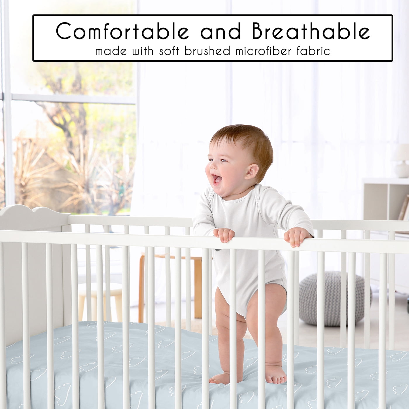 Sweet Jojo Designs Airplane Red and Blue Boy Fitted Crib Sheets Set 3 Piece