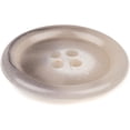 thumbnail image 2 of Mibo 5pcs Urea Coat Buttons with Rim - 4 Hole - 54L(34mm) - Light Grey Blend, 2 of 2