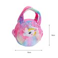 thumbnail image 3 of Bolsa De Hombro Bolso Mini de hombro de felpa con unicornio de dibujos animados, bonito de Alpaca para niñas, regalos para niños, 3 of 5