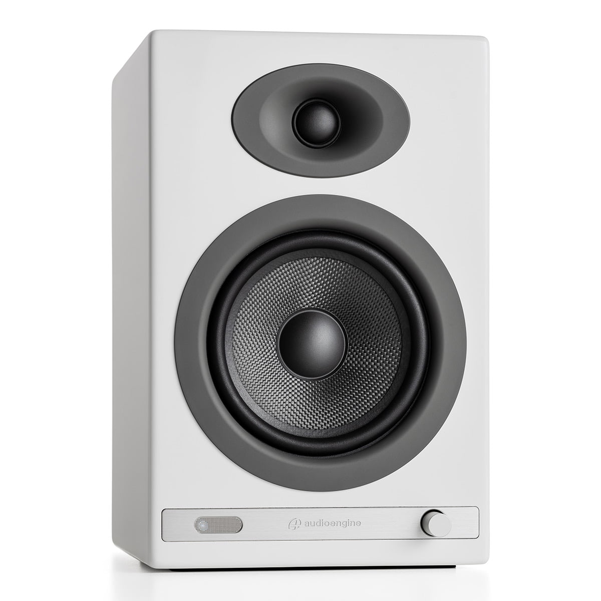 Audioengine HD5 Powered Bluetooth Bookshelf Speakers - Pair (High-Gloss White)