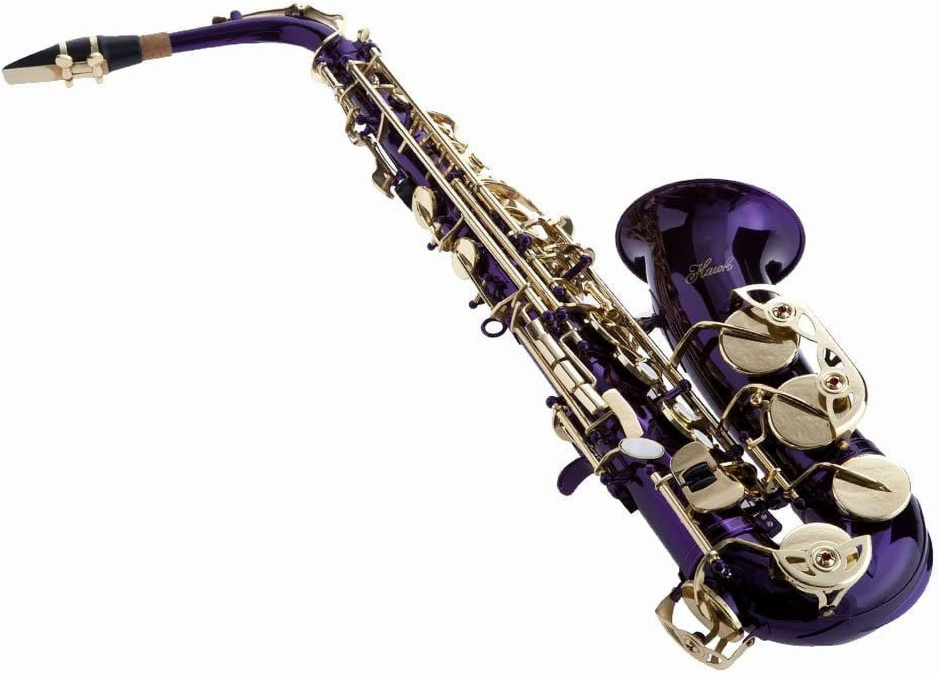 Purple saxophone on sale
