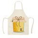 thumbnail image 1 of Delantal sin mangas de lino estampado para fiestas Delantal de cocina sin mangas resistente al aceite y las manchas, 1 of 2