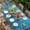 Orange, variant on Funny Diving Panda Table Cloths for 3 Foot Rectangle Tables, Ocean Sea Coastal Coral Fish Marine Life Patio Waterproof Elastic Fitted Tablecloths, Washable Rectangular Table Cover for Camping