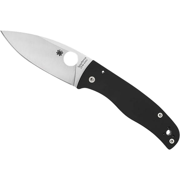 Spyderco Bodacious Pocket Knife 3.66" Drop Point CPM S30V Satin Blade G-10 Handle Black