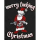 thumbnail image 3 of Motorhead - Camiseta Merry Effing Christmas de Algodón para Adultos Unisex (Negro), 3 of 3