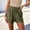 Army Green women high waisted shorts with pockets a1, variant on Cagogo Women High Waisted Shorts with Pockets Casual Loose Summer Party Shorts for Women Linen Beach Lounge Drawstring Bottoms Fashion Travel Clothes, Army Green S