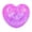 Purple, variant on Heart Shaped Glitter Stress Ball Soft Fidget Toy for Anxiety Relief and Sensory Stress Management Made of Flexible TPR Material for Adults and Youngsters