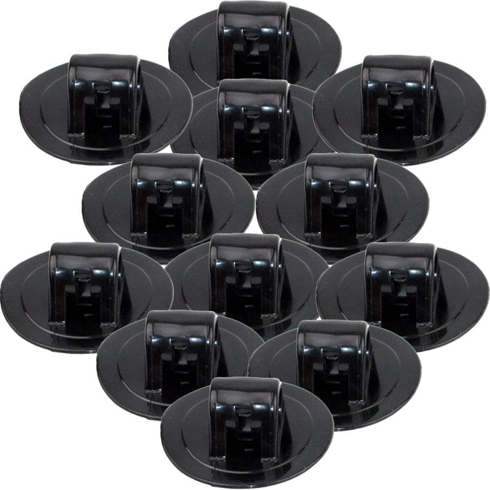 FESTFENDS Boat Accessories Kayak Engine Bracket Black PVC 12Pcs