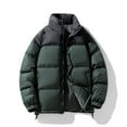 thumbnail image 3 of Chiccall Men's Thickened Puffer Jacket Winter Quilted Puffy Jackets Colorblock Winter Heavy Outdoor Windproof Insulated Coats, 3 of 3