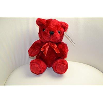 red bear stuffed animal