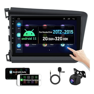 Carplay Android 11 car stereo for Honda Civic 2012-2015