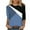 Navy, variant on Meichang 3/4 Length Sleeved Tops for Women Trendy Geometric Color Block Print T-Shirts Pleated Casual Round Neck Shirt Roomy Cozy Soft Stretch Pullover Top
