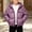Purple, variant on Xdegoge Boys Winter Warm Puffer Jacket Full Zip Hooded Coat Lightweight Quilted Kids Outerwear with Pockets Wind Resistant Outdoor Fall School Tops