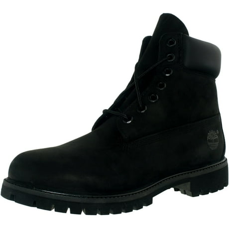timberland s 6 inch premium boot leather black ankle high leather boot 10w timberland s 6 inch premium boot leather black ankle high leather boot 10w
