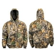 thumbnail image 4 of Hot Shot Men’s Insulated Twill Camo Hunting Jacket, Realtree Edge Camo with Cotton Shell, for cold weather, bird and deer hunting, Extra Large, 4 of 6