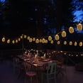 thumbnail image 3 of FloreceBien Cadena de luces de piña de 30 LED de 15 pies, cadena de luces de hadas con pilas para patio, hogar, boda, fiesta, dormitorio, decoración de cumpleaños, 3 of 7