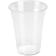 1PK-Genuine Joe Clear Plastic Cups, 9 fl oz, Cold Drink, 50 Cups