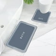 thumbnail image 4 of TIMIFIS Tapis de Salle de Bain Tapis de Toilette de Salle de Bain Tapis de Salle de Bain Absorbants Tapis de Sol Imprimés Salle de Bain Toilette Ensemble de Tapis de Sol 2 Pcs Tapis de Bain, 4 of 6