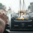 thumbnail image 3 of Swinging Car Duck Duck Swinging Duck Swinging Ornament con gafas de sol 2 Cute Swinging Duck Pendant Rearview Ornaments Accesorio Decoración interior del coche JFHHH pequeña, 3 of 5