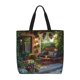 thumbnail image 1 of Easygdp Charming Garden Patio Bolsa Tote para Mujer, Bolso de Hombro para Trabajo, Playa, Viajes, Compras y Supermercado, 1 of 7