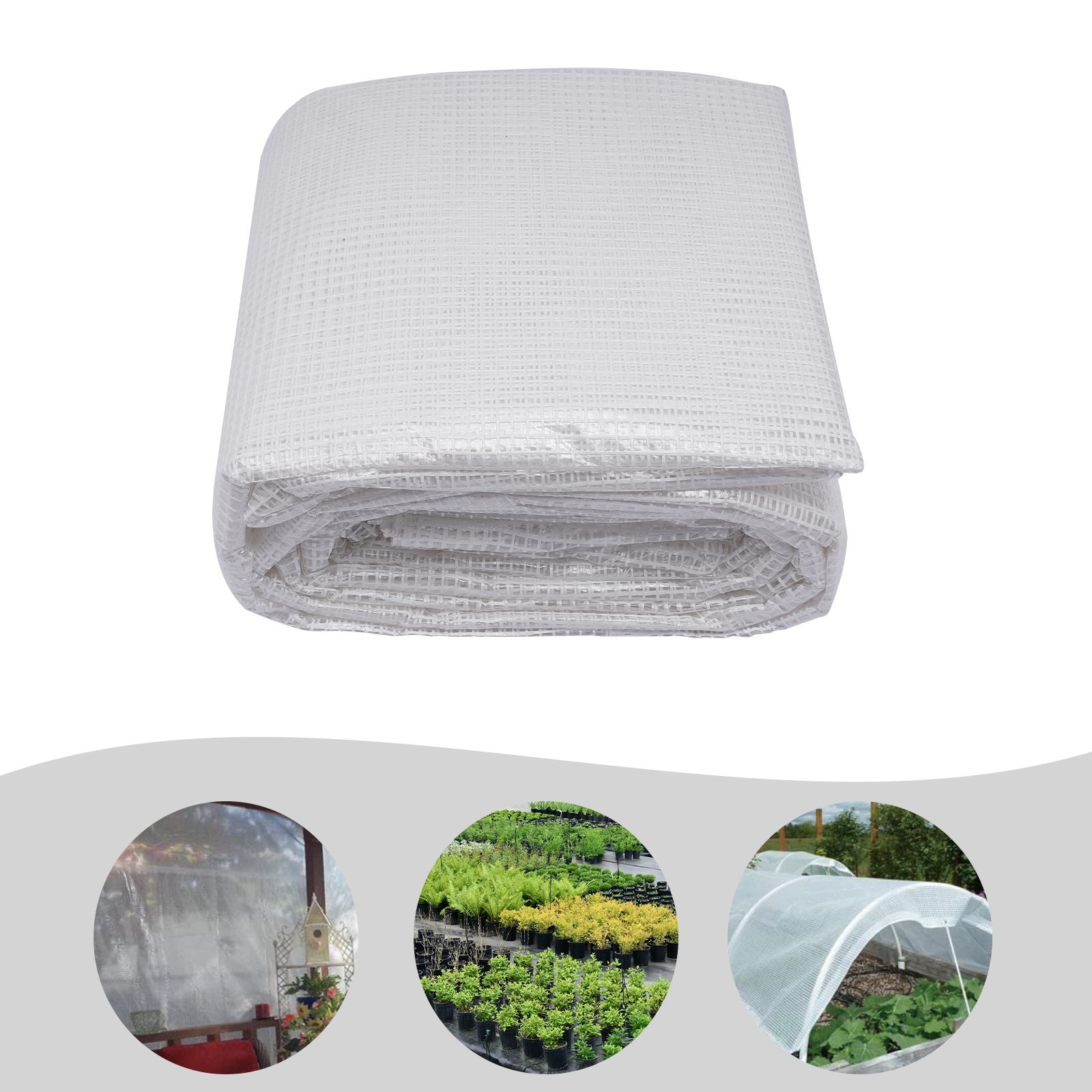 Wuzstar 20 *30ft PE Tarp Tarpaulin Clear Waterproof Cover UV Resistant