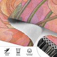 thumbnail image 6 of Yayeee Runner Rug for Bedroom 2'x6' Machine Washable Hallway Non Slip Mat, Abstract Pink Flowers, 6 of 8