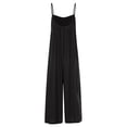 thumbnail image 1 of B91xZ Salopettes pour Femmes une-Pièce Combinaisons Bretelles Réglables Pantalons Décontractés Chauds, Noir TG, 1 of 5