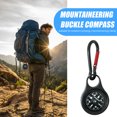 thumbnail image 4 of LJNYFDC Mini Compass Camping Survival Compass with Carabiner Compact Size Waterproof Polished Surface Hiking Navigation Tool, 4 of 5