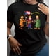 thumbnail image 1 of Cartoon Princes of Puerto Rico Print Crew Neck T-shirt, Four seasons casual short-sleeved round neck T-shirt, Women'S Clothing, 1 of 7