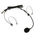thumbnail image 4 of Double Ear Hook Wired Headset Headworn Microphone Headset 4 Pin Black XLR 3Pin, 4 of 9