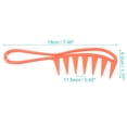 thumbnail image 4 of Unique Bargains 3 Pcs Hair Comb Wide Tooth Anti Static Detangling Comb for Wet and Dry Pink, 4 of 7