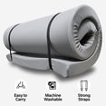 thumbnail image 3 of CertiPUR-US Memory Foam Camping Mattress Pad 75"x30"x3", Waterproof Roll-Up Sleeping Pad for RVs, Dorms, Guest Rooms & Outdoor Adventures - Lightweight & Portable, 3 of 9