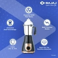 thumbnail image 5 of Bajaj GX-3701 750W Mixer Grinder with Nutri-Pro Feature, 3 Jars, Black…, 5 of 5
