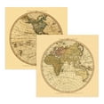 thumbnail image 6 of 1786 Eastern and Western Hemisphere World Map Wall Art - Each of Eastern and Western Hemisphere Vintage Map of The World - Old World Map Poster Print (Combo), 6 of 7