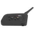 thumbnail image 4 of Casco de motocicleta Walkie-Talkie Bluetooth Intercomunicador impermeable con función FM para 4 usuarios V4-1200, 4 of 14