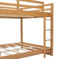thumbnail image 5 of Euroco Wood Queen over Queen Bunk Bed for Kids Teens Adults, Wood, 5 of 10