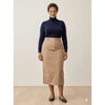 thumbnail image 5 of Womens Plus Size Dressy Office Work Maxi Skirt High Waisted Long Stretch 14 to 24, 5 of 7