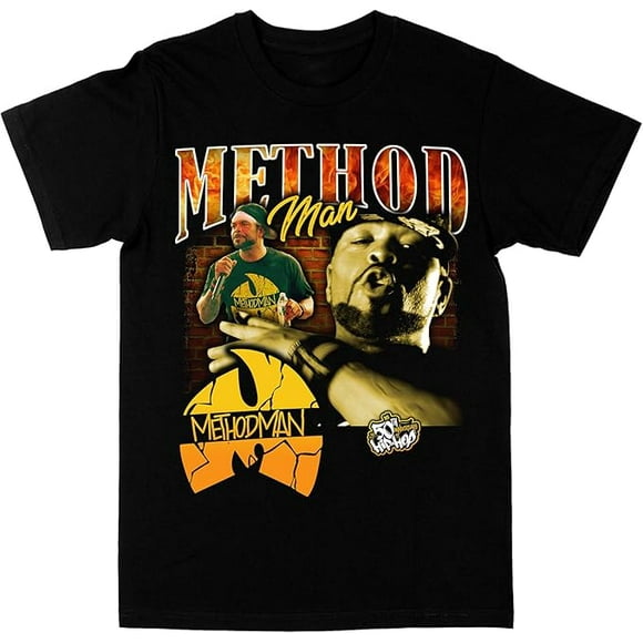 Method Man Collage Black 2X-Large T-Shirt