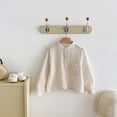thumbnail image 6 of Fozruso Boys Striped Long Sleeve Shirt Soft Breathable Button Up Shirts for Toddler and Kids Daily Wear, 6 of 7
