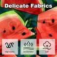 thumbnail image 3 of Watermelon Stunning Velvet Throw Pillow Covers with Unique Patterns - Set of 2, 16x16, 18x18, 20x20 Inches for Home Decor and Gifting, 3 of 6