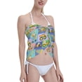 thumbnail image 4 of Disketp Construction Machinery Women Swimsuit Cover Up Short Chiffon Summer Beach Sarong Bikini Wrap Skirt Bathing Suit, 4 of 7