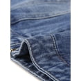 thumbnail image 6 of MODA NOVA Juniors Plus Size Trucker Zipper Front Sleeveless Denim Vest Jacket, 6 of 6