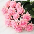 thumbnail image 4 of PEACNNG 1pc Multicolor Artificial Flowers velvet Rose Peony Bouquet For Wedding DIY Home Decoration High Quality, 4 of 5