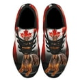 thumbnail image 2 of Red Doberman Pinscher Canadian Dog Lover Shoes Sneakers Black Size 9, 2 of 7