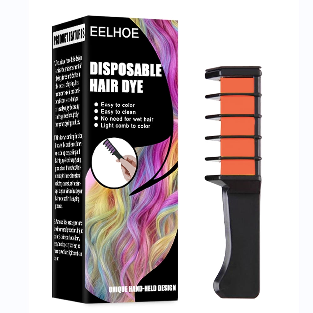 Hair Chalk Disposable Hair Dye Washable Healthy Hair Dyeing Brush