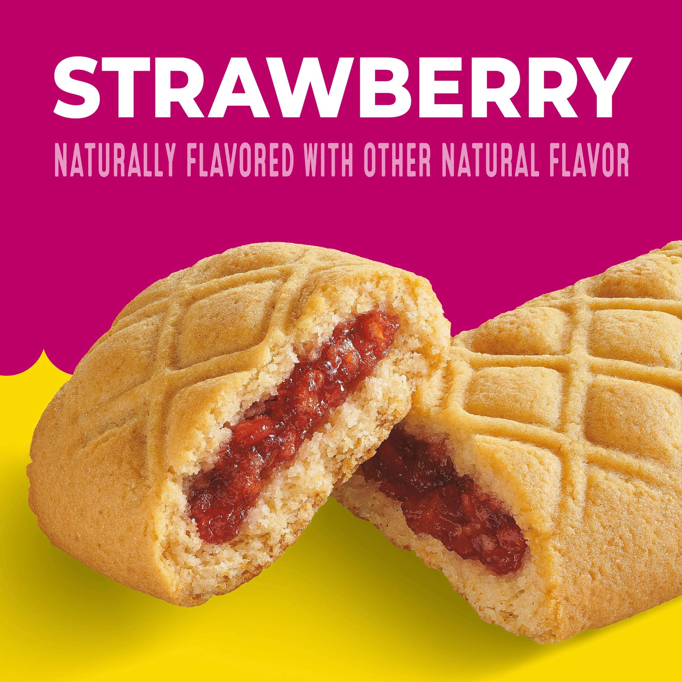 (8 pack) Mott's Soft Baked Apple Filled Bars, Strawberry Flavor Snacks, 5 Count, 6.55 oz