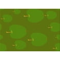 thumbnail image 1 of Ahgly Company Machine Washable Indoor Rectangle Transitional Seaweed Green Area Rugs, 2' x 5', 1 of 7